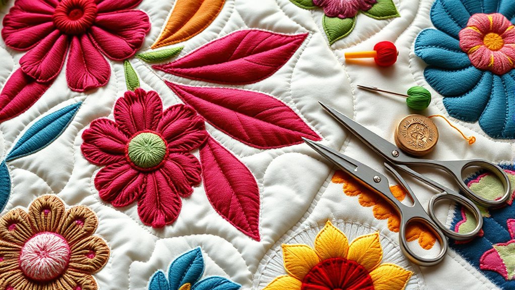 applique techniques for quilting