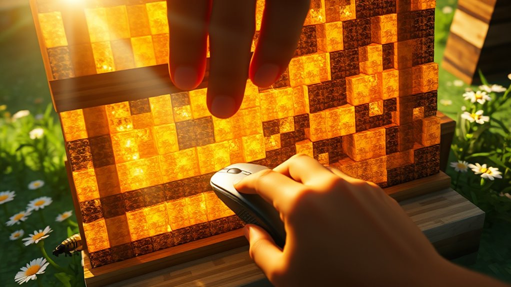 building a minecraft beehive