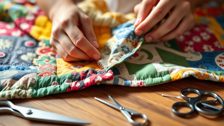 complete quilt binding process