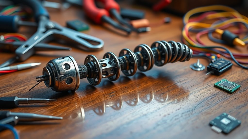 crafting a mechanical worm