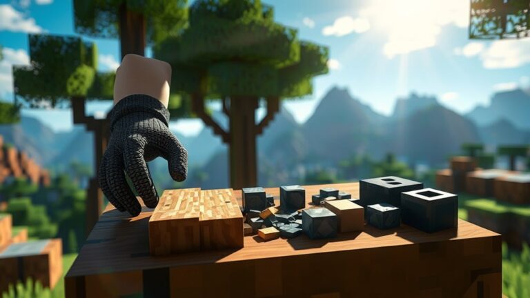 crafting a minecraft shield