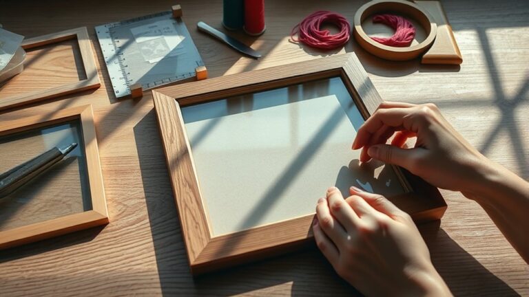 crafting an item frame