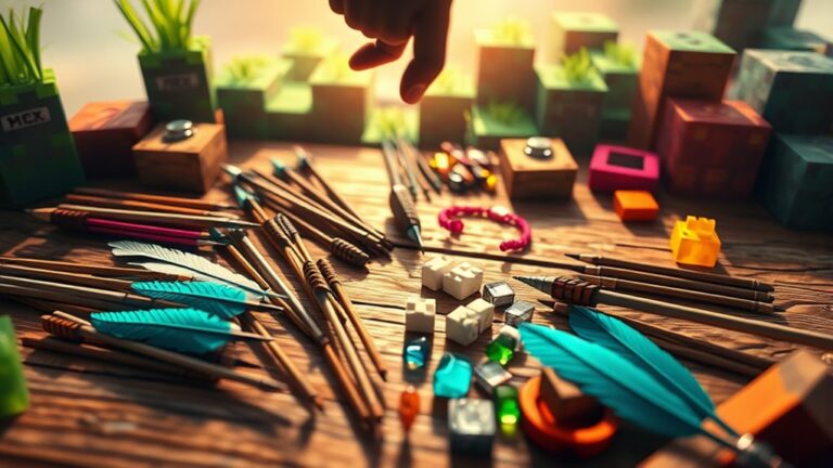 crafting arrows in minecraft