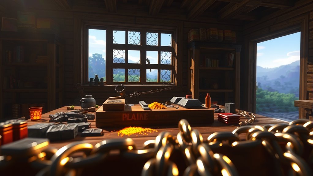 crafting chain armor steps