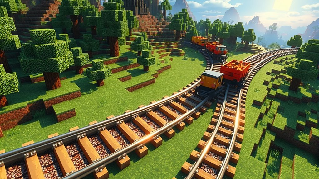 crafting powered rails guide