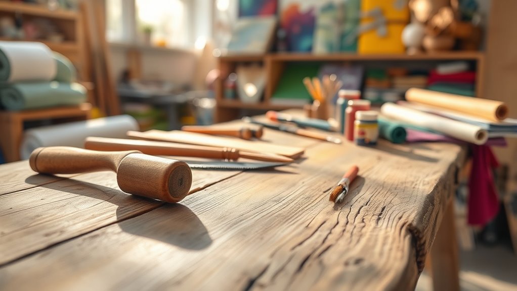 crafting table creation steps