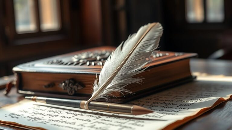 create a book quill