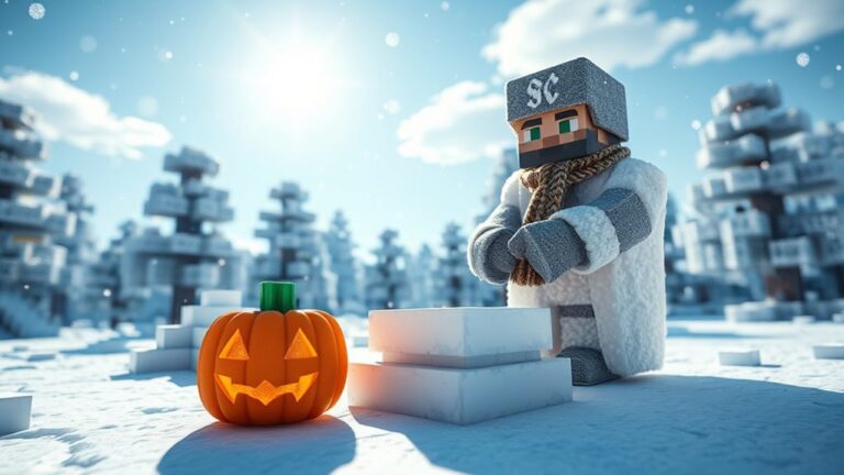 create a snow golem
