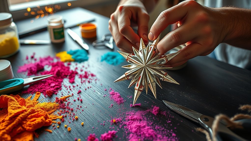 creating a firework star