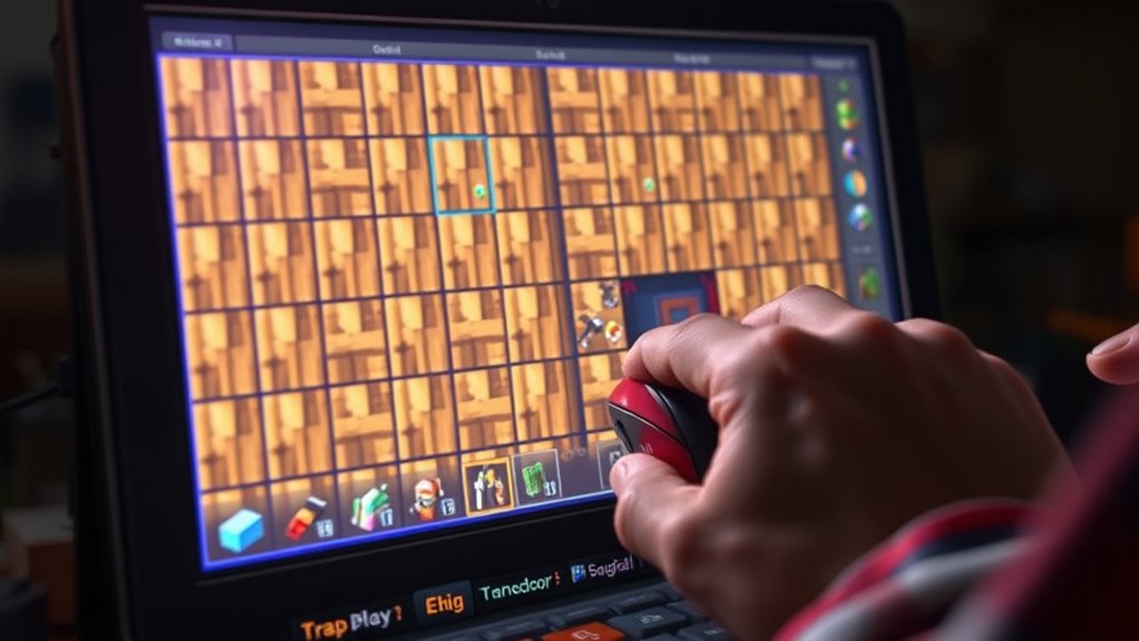creating a minecraft trapdoor