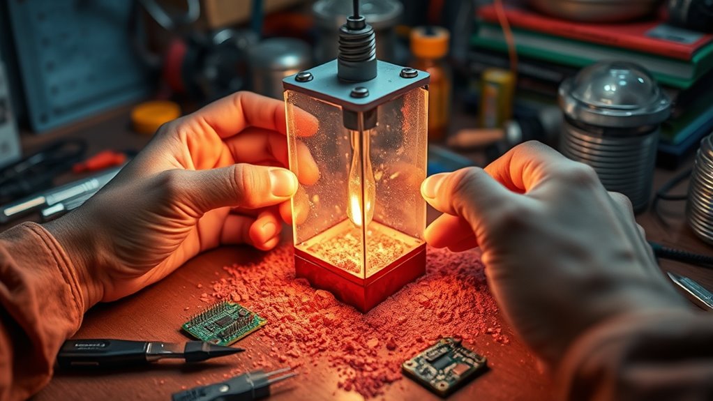 creating a redstone lamp
