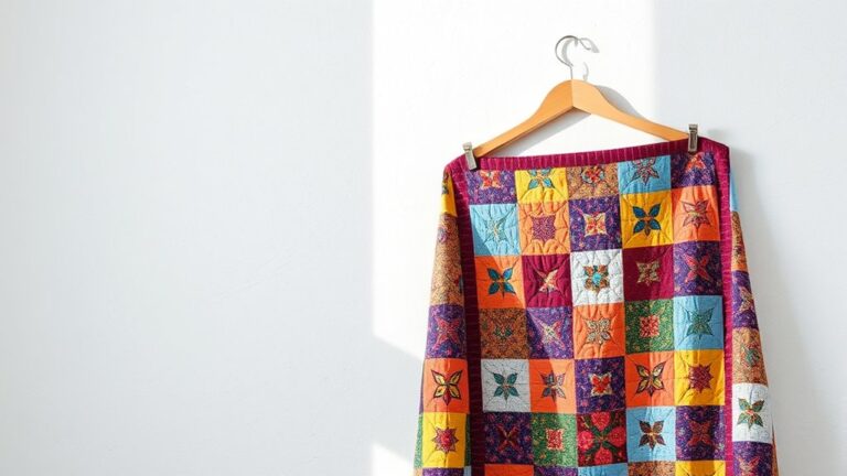 hang quilt on wall