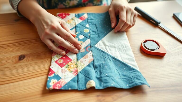 mitered corners for quilting