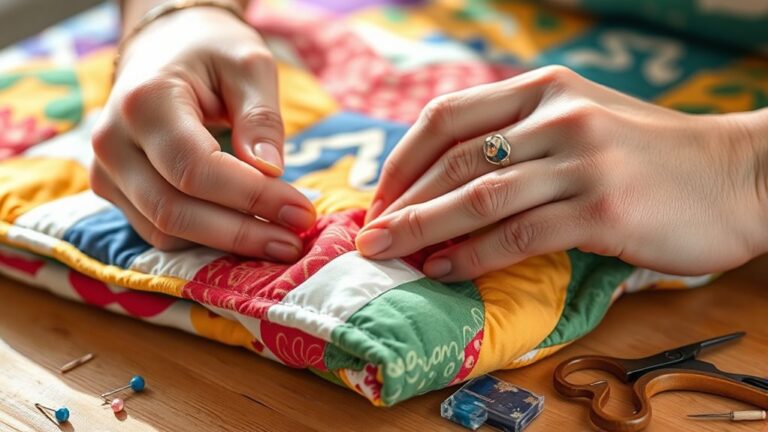 perfect quilt corner binding