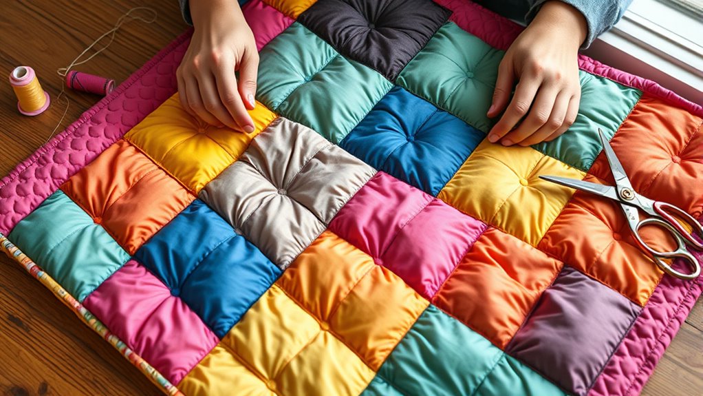 puff quilt crafting instructions