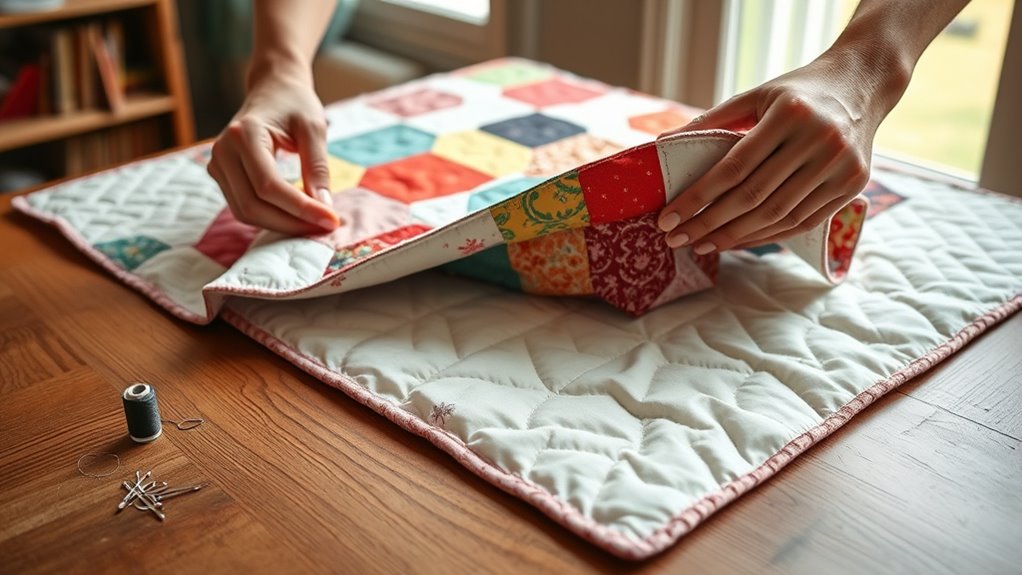 quilt backing binding techniques