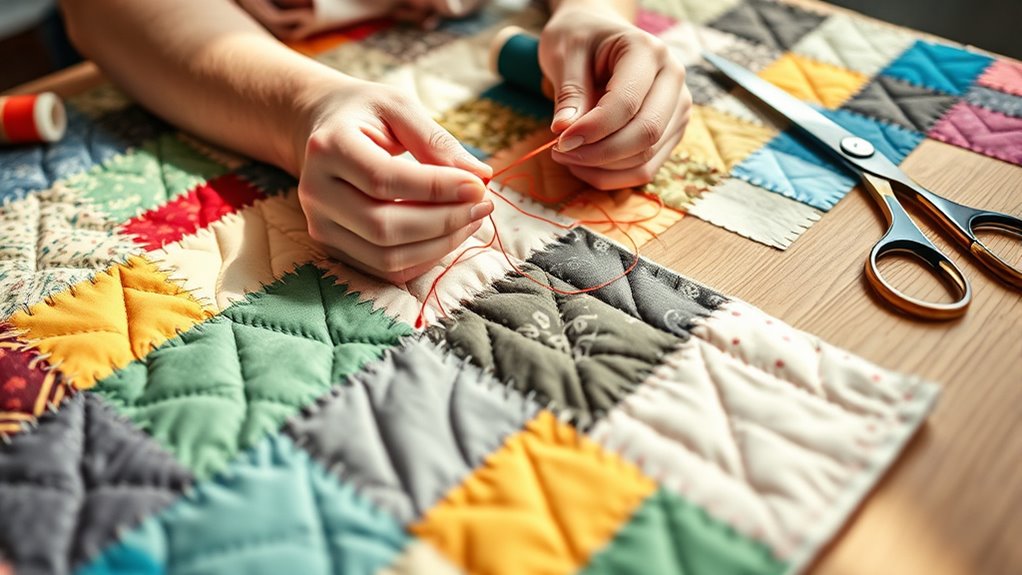 quilt tying made easy