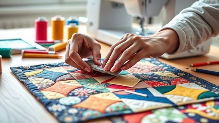 sewing quilt squares together