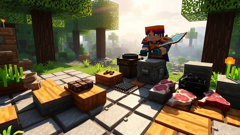 smoker crafting guide minecraft