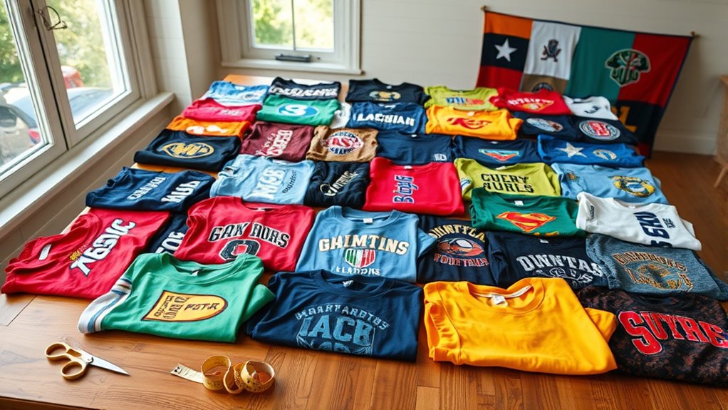 t shirt quilt shirt count
