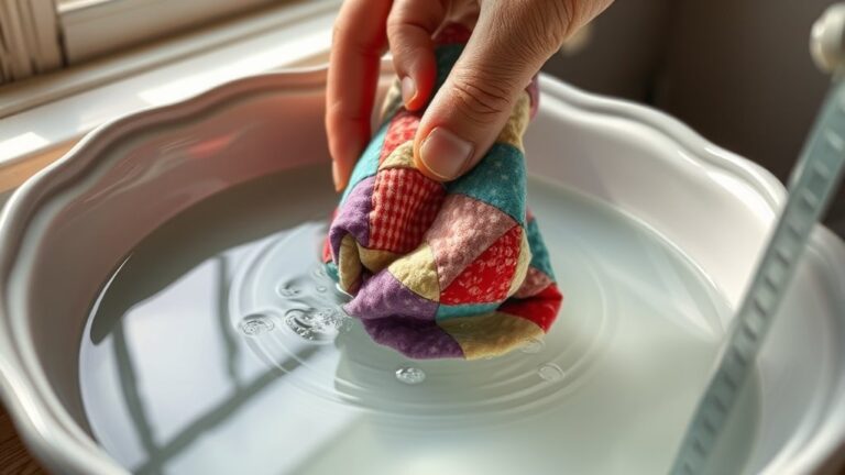 wash quilt with care
