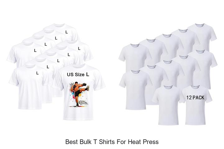 Top 12 Best Bulk T Shirts For Heat Press You Need Now!