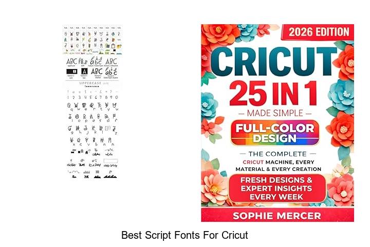 Top 12 Best Script Fonts for Cricut That WOW Your Projects