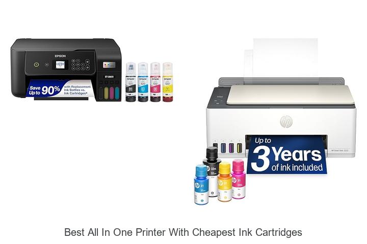 Top 12 Best All In One Printer With Cheapest Ink Cartridges!
