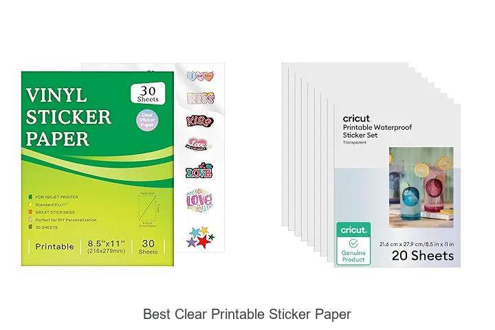 Top 12 Best Clear Printable Sticker Paper You Can’t Miss