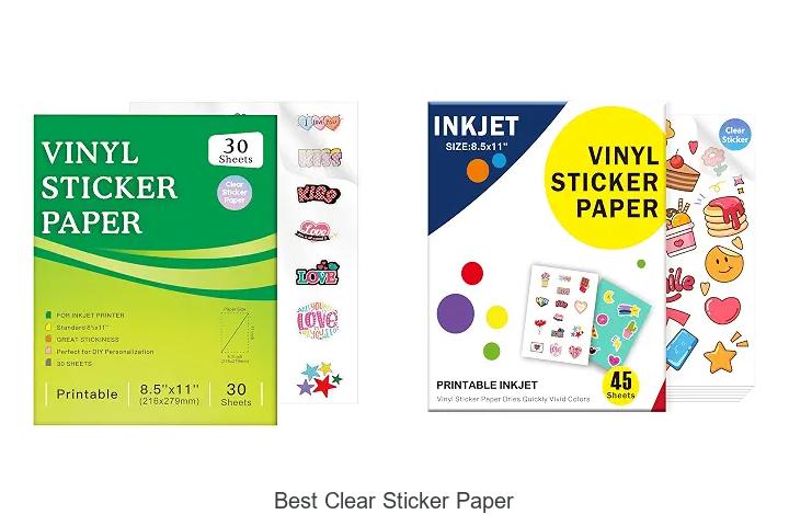 Top 12 Best Clear Sticker Paper You Can’t Miss Today