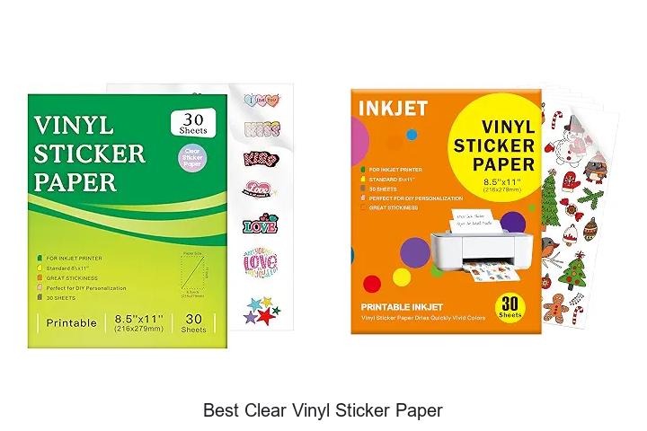 Top 12 Best Clear Vinyl Sticker Paper You Can’t Miss!
