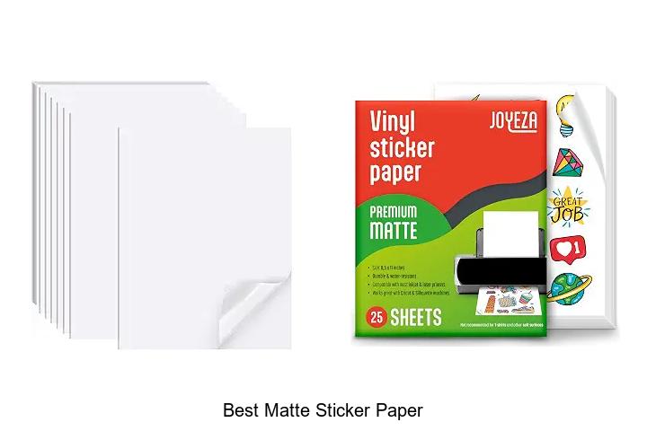 Top 12 Best Matte Sticker Paper You Can’t Miss Today