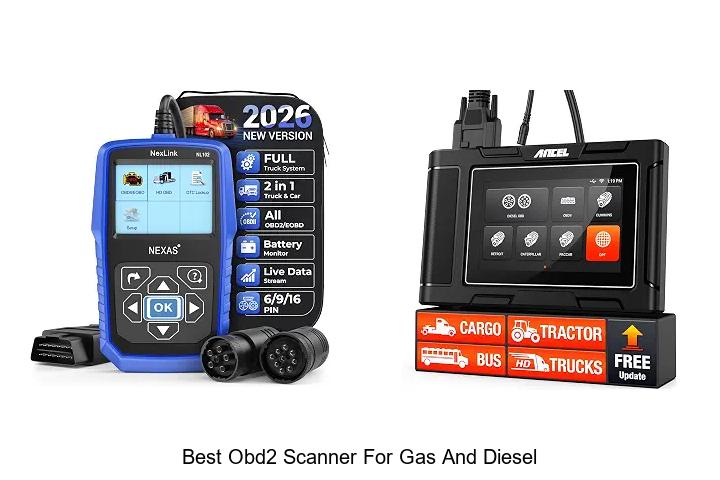 Top 12 Best OBD2 Scanner for Gas and Diesel You Need!