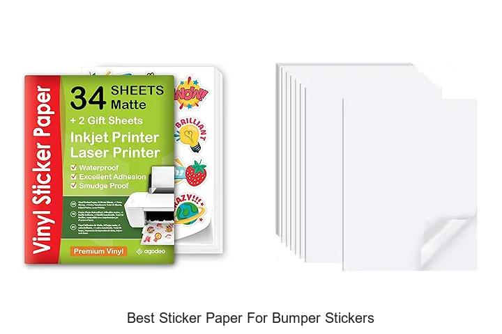 Top 12 Best Sticker Paper For Bumper Stickers You Need Now