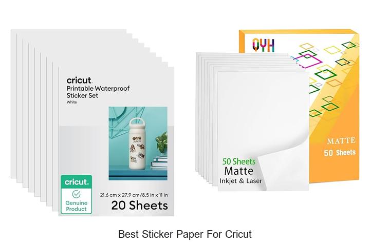 Top 12 Best Sticker Paper For Cricut You Can’t Miss!