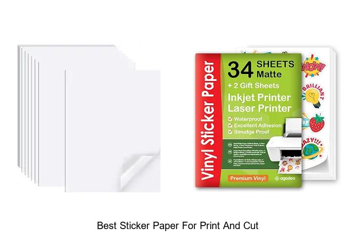 Top 12 Best Sticker Paper For Print and Cut You Need Now