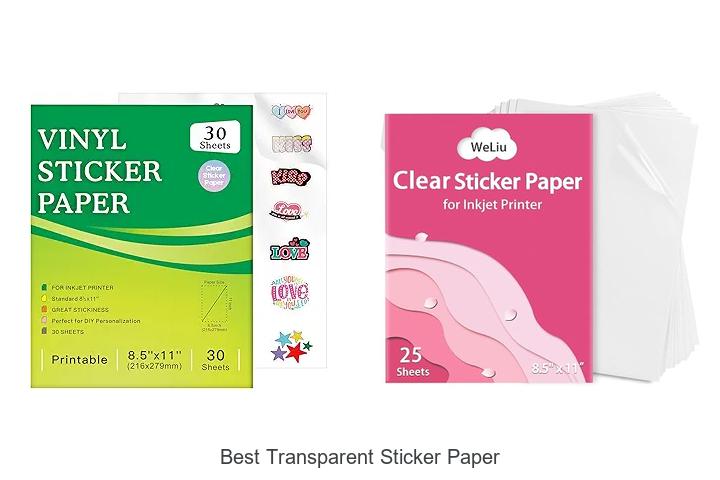 Top 12 Best Transparent Sticker Paper That Will Wow You!