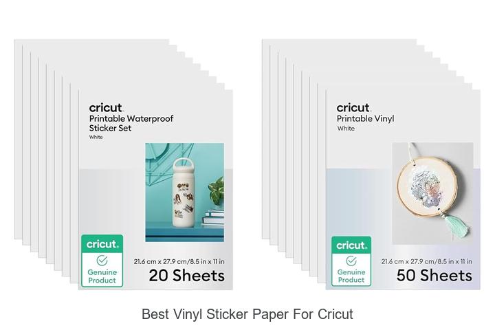 Top 12 Best Vinyl Sticker Paper For Cricut You Need Now